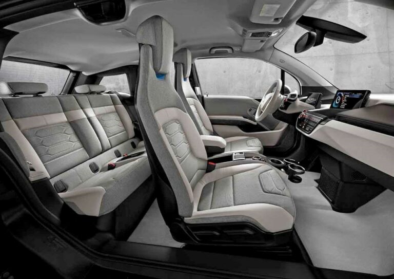 ECONYL®yarn inside electric cars – BMW