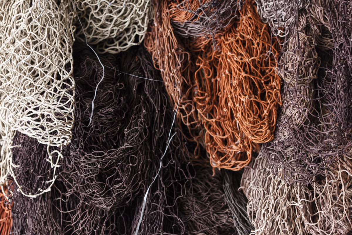 Fishing Nets from Aquaculture, Fish Industry, and Ghost Nets